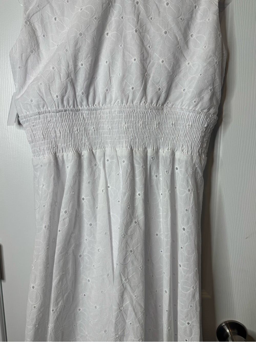 Rabbit Rabbit Rabbit White Embroidered Midi Dress - Picture 4 of 5